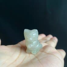 萌寵守護 天然雪梨黃小貓 擺件 療癒系翡翠小夥伴 守護你的每一天