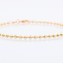 寶麗金珠寶-進口黃白K金手鍊