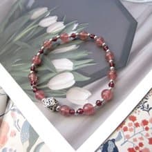 草莓晶 石榴石 925銀飾【甜緋之聲】好人緣 招桃花 化解負面能量