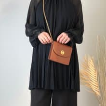 【 日本直送　名牌中古包 】CELINE セリーヌ ミニバッグ スターボール ショルダーバッグ ブラウン レザー チェーンショルダー spbb4m