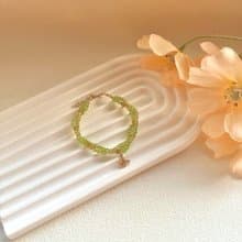 芽萌星語 橄欖石 x 黃水晶能量手鍊