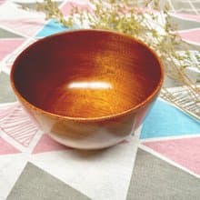 原木木作飯碗 - 天然生漆款