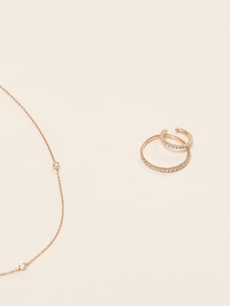 | FLEDGE璀璨耳骨夾 | 18K金 鑽石輕珠寶//聖誕禮物