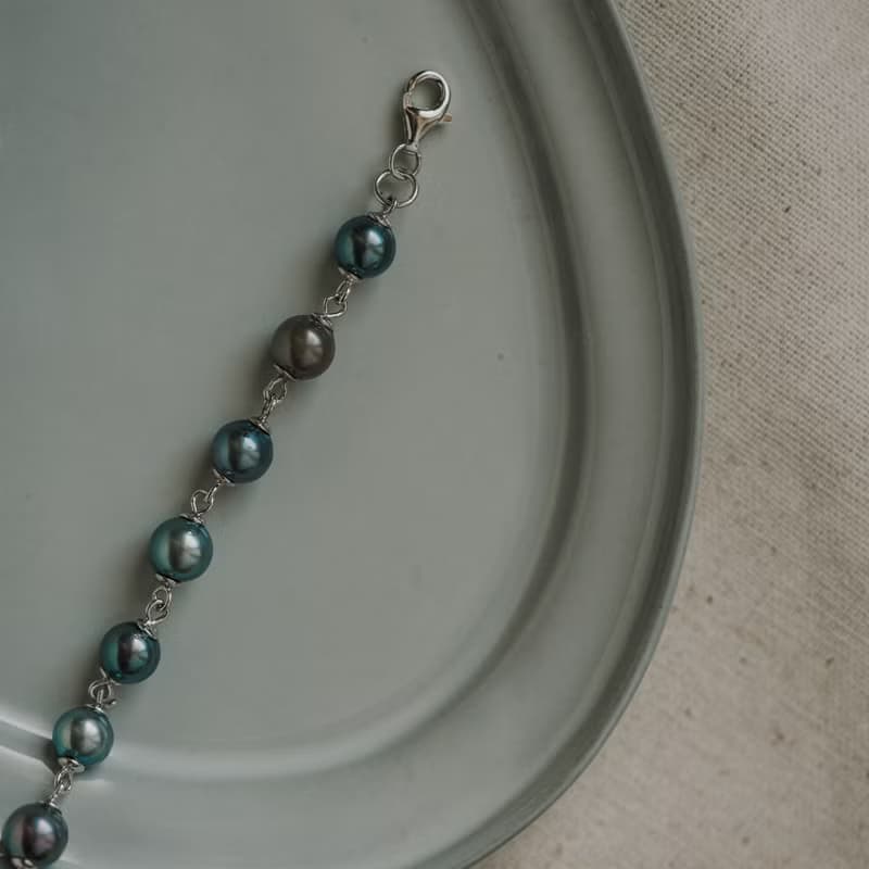 Alzena C._Akoya炫彩黑珍珠手鍊