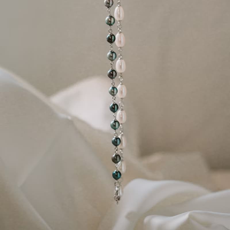 Alzena C._Akoya炫彩黑珍珠手鍊