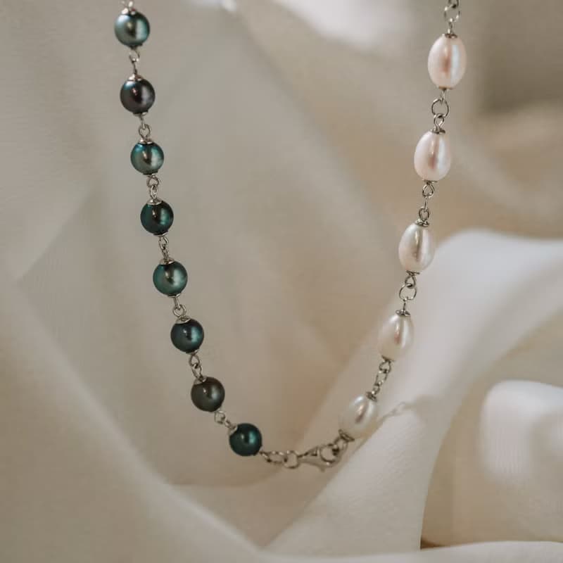 Alzena C._Akoya炫彩黑珍珠手鍊