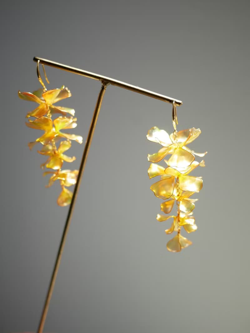 Inspiration Yellow　ピアス　or　イヤリング