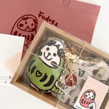 小福狗-龍年限定六層紗彌月禮盒