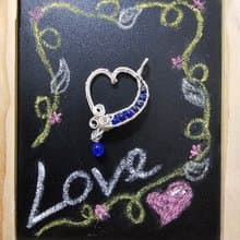 【葉綠舒手作】靜水流深 /金屬線編織/節日/禮物/飾品/項鍊/手作