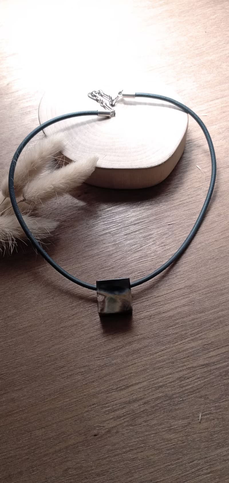 項鍊 原味設計 木化玉/簡單好搭配雙面可配戴/