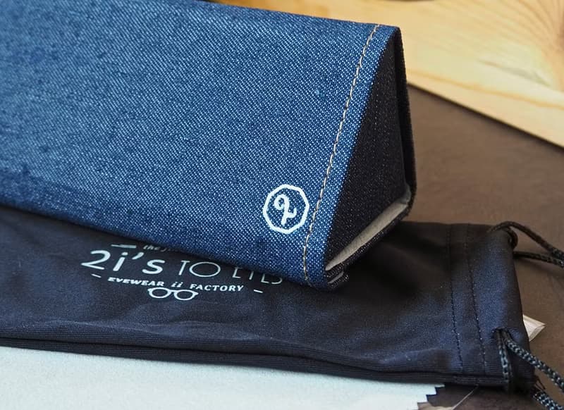 2is BX03Dm 眼鏡盒 牛仔布│ 聖誕禮物 畢業禮物 可刻字 輕便收納