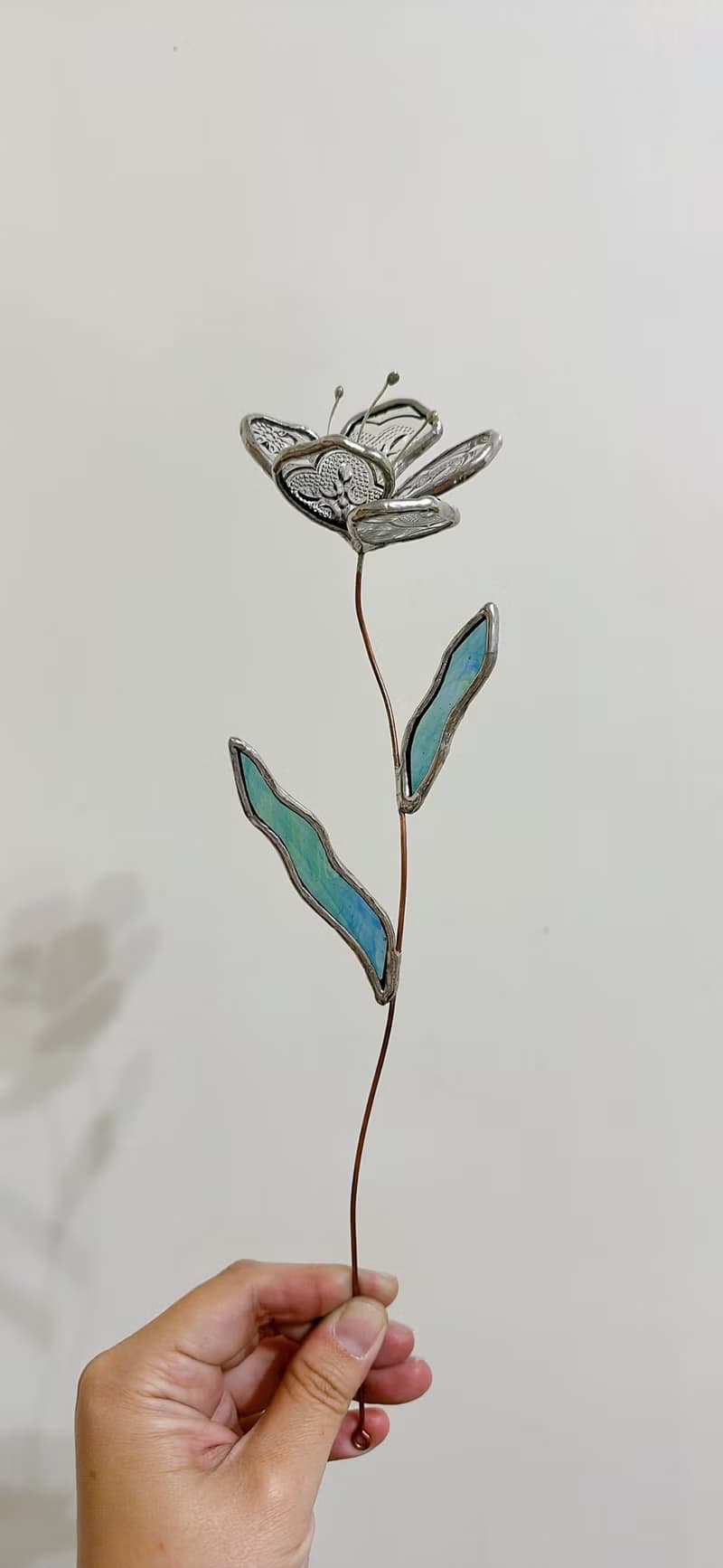 鑲嵌玻璃 復古花卉花束/單入
