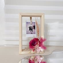 專屬空間 x 漸層紅色系 x 不凋乾燥花木夾相框