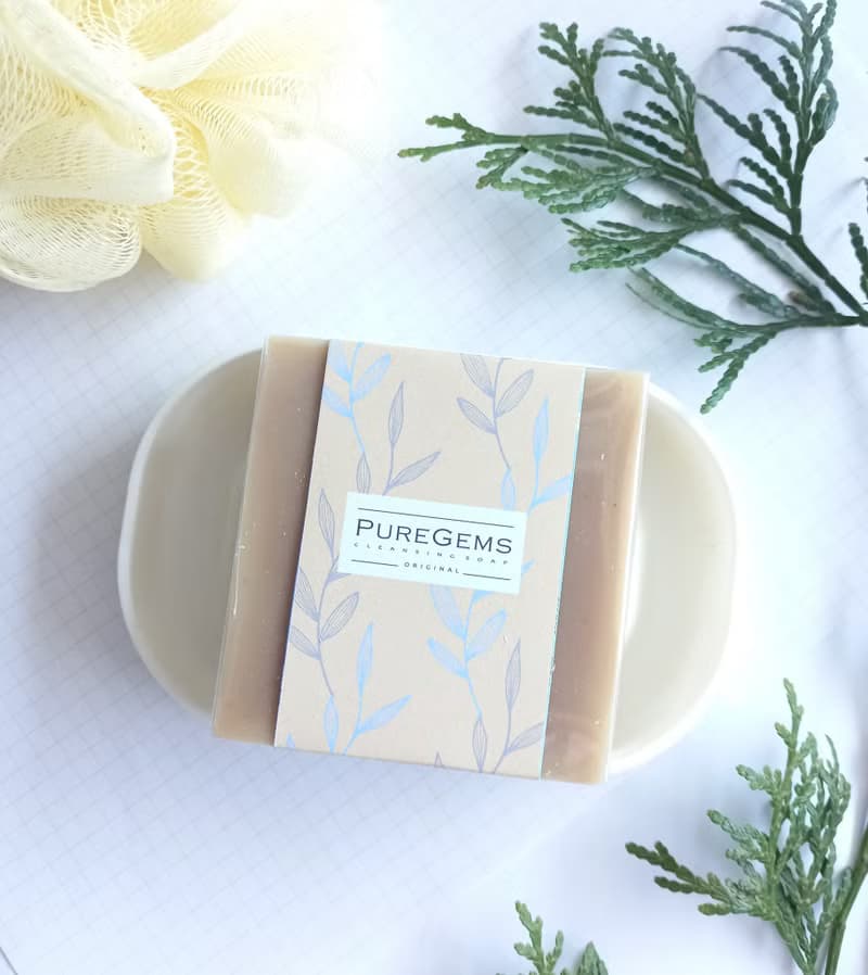 PUREGEMS 肖楠。乳油木果脂。絲柏  雪松。 手工皂