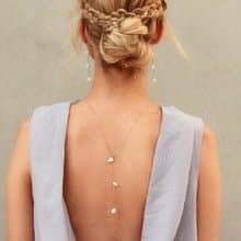 銀色繁花之影兩用項鍊/背鍊 - 英國Vogue雜誌報導款