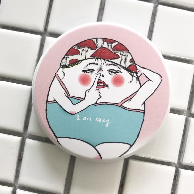 I am sexy 隨身化妝圓鏡