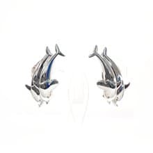 【日本直送 中古美品】ジョージジェンセン Georg Jensen イヤリング イルカ アルノ マリノウスキー 129 シルバー925