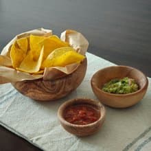 手工天然橄欖木碗 可疊放餐具