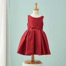 HAO.HAO kids 圓領公主裙-紅色