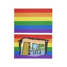 ( 彩虹旗 ) Li-good - 防水貼紙、行李箱貼紙 NO.133