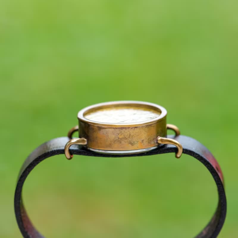 江戶文字款手錶淺茶色M