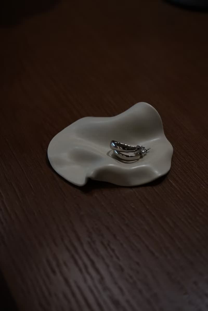 白色瓷器小碟 首飾碟 線香座