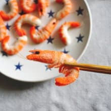 羊毛氈仿真蝦乾(全蝦) 冰箱貼 別針 擺飾 挂飾 髮夾 創意搞笑禮
