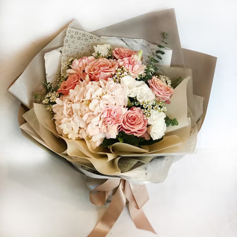 粉色星球鮮花花束 | 畢業 生日首選 | 台北可自取