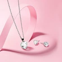 【情人節禮物】奧地利水晶純淨之心 - 白色