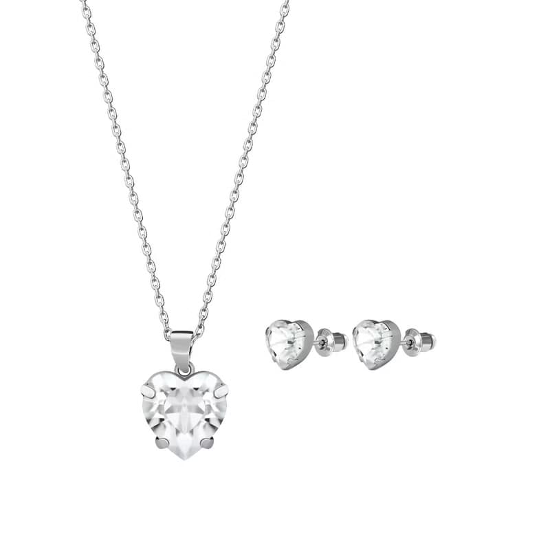 【情人節禮物】奧地利水晶純淨之心 - 白色