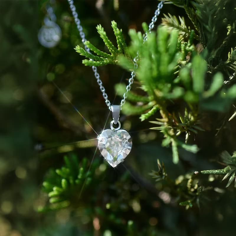 【情人節禮物】奧地利水晶純淨之心 - 白色