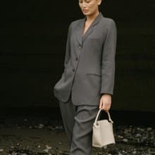 Mini Pine Bag 玉米基純素皮革 手提包 斜背包 側背包 米色