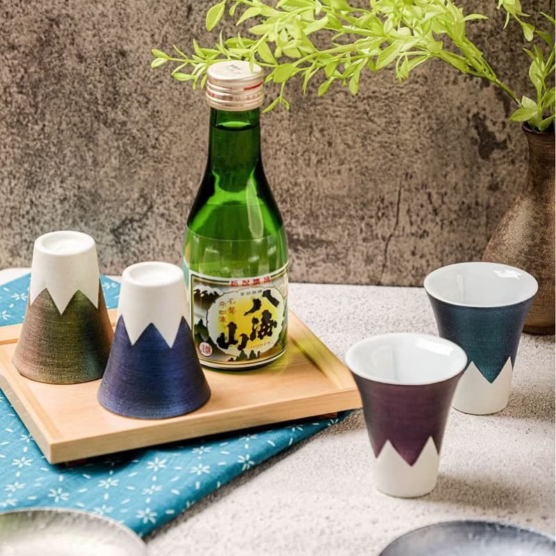 麟系列 富士山茶杯 /金照堂