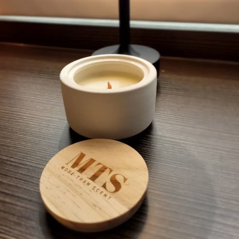 夜沐黑茶 大豆香氛蠟燭 畢業禮物 療癒舒壓助眠 融蠟燈