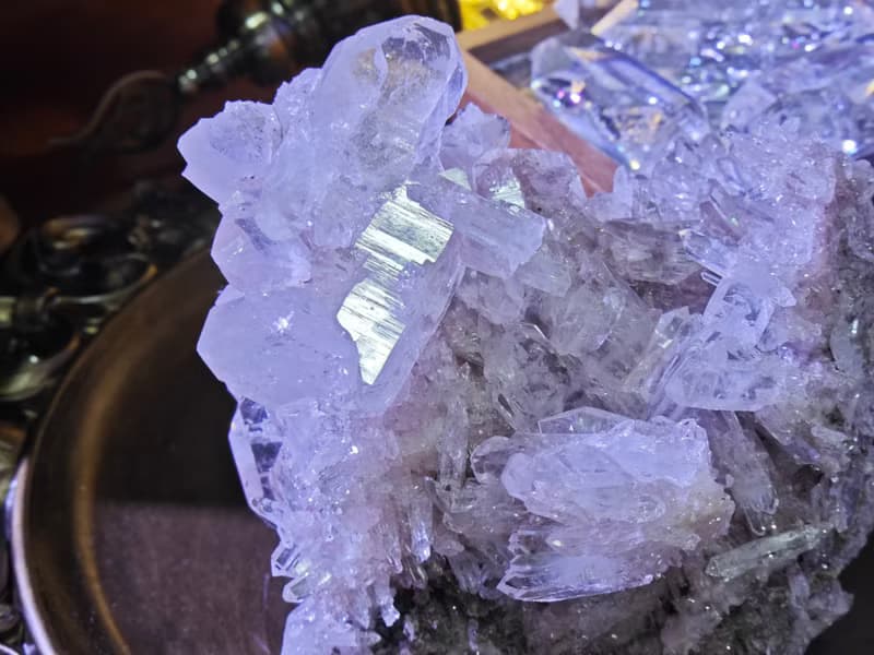 哥倫比亞粉縫合水晶|粉列母|大顆|粉紅色水晶擺設|水晶簇