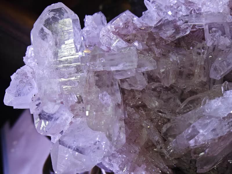 哥倫比亞粉縫合水晶|粉列母|大顆|粉紅色水晶擺設|水晶簇