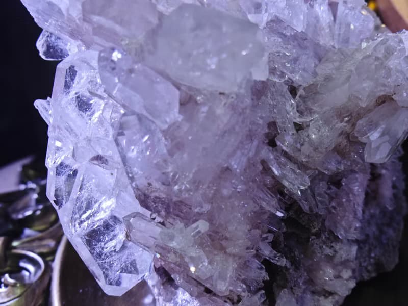 哥倫比亞粉縫合水晶|粉列母|大顆|粉紅色水晶擺設|水晶簇