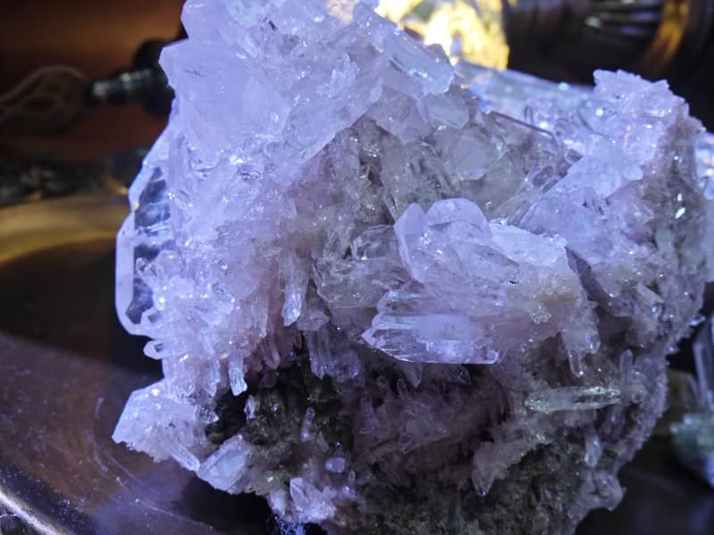 哥倫比亞粉縫合水晶|粉列母|大顆|粉紅色水晶擺設|水晶簇