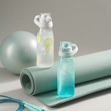 【HOLOHOLO】PILATES 皮拉提斯吸管運動水壺 ( 1000ml / 4色 )