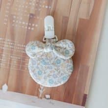 【11/14後出貨】扭結圓型平安符袋 彌月禮物 蝴蝶結 平安符袋 香