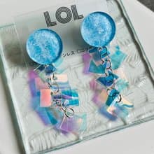 ocean2024  Aqua blue ピアス/イヤリング