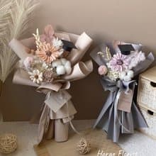 莫蘭迪質感畢業花束