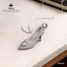 迪士尼公主系列 Cinderella 灰姑娘 閃石純銀吊墜項鍊