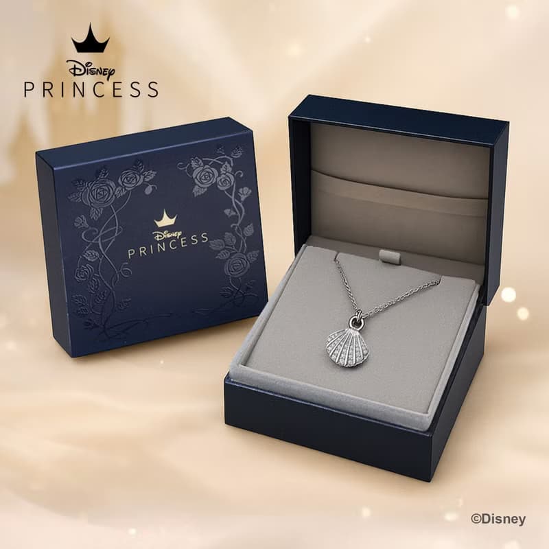 迪士尼公主系列 Cinderella 灰姑娘 閃石純銀吊墜項鍊