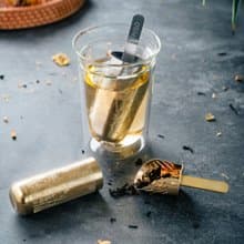 01LIV不銹鋼多功能泡茶棒 銀色/金色 濾茶器可鏟茶原創設計創意禮