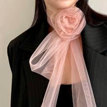 Thin Scarf Women/  Fashion Bohemian Accessories/ Rose choker/ Choker Necklace
