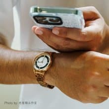 GOTO-懷舊系列-壓花玻璃-海棠花-男-莫蘭迪白