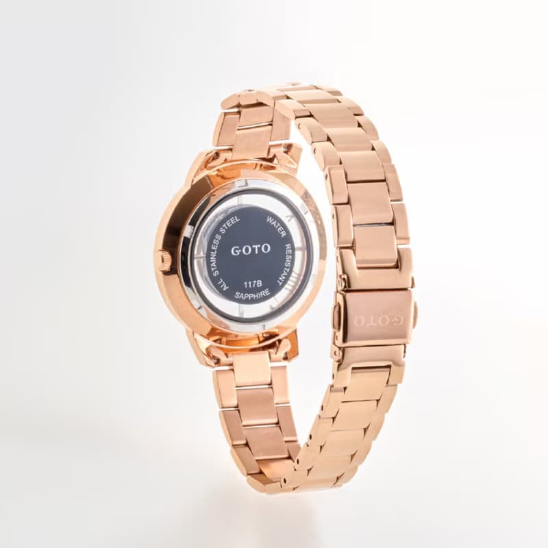 GOTO-懷舊系列-壓花玻璃-海棠花-男-莫蘭迪白