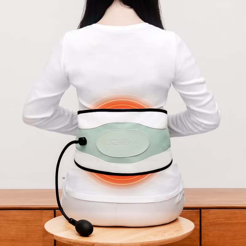 【腰痠背痛媽媽好需要】呼呼腰 氣囊熱敷腰部按摩器
