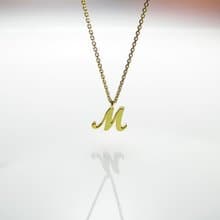 14K18K K金項鍊 字母項鍊 時尚項鏈 13號字體
